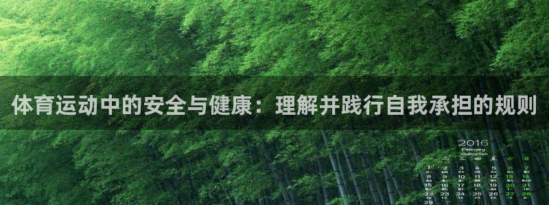 体育运动中的安全与健康：理解并践行自我承担的规则