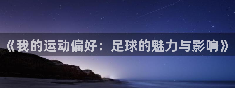 《我的运动偏好：足球的魅力与影响》